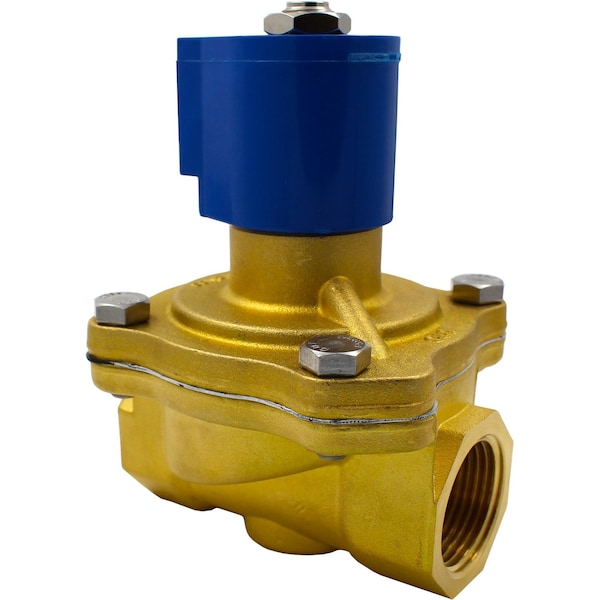Solenoid Valve, 2-Way, 1 in Pipe Size, 24V/50V to 60V, Zero Differential, Diaphragm, Pilot Operated